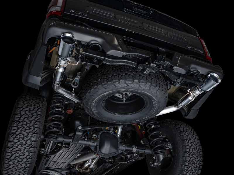 AWE Gen 3 Raptor R SwitchPath Exhaust - Diamond Black Tips