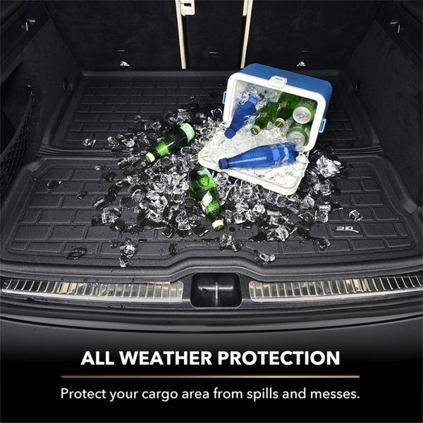 3D MAXpider 21-24 Tesla Model S Kagu Upper Cargo Liner - Black