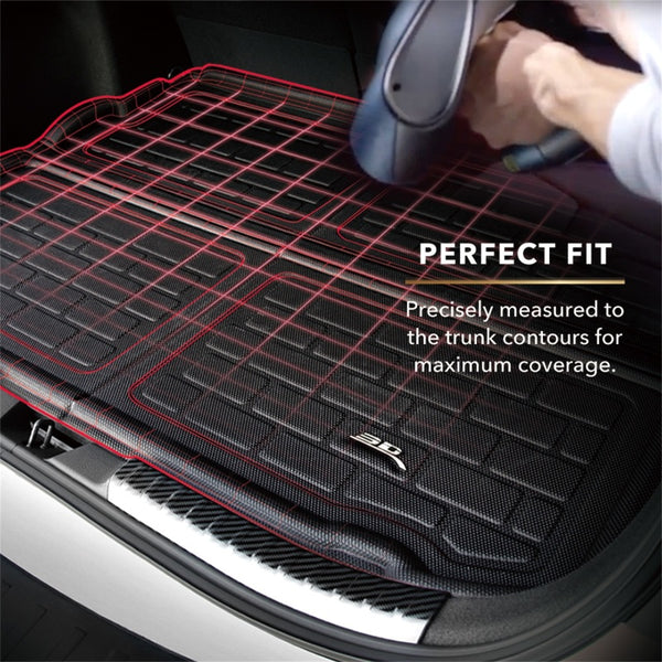 3D MAXpider 21-24 Tesla Model S Kagu Upper Cargo Liner - Black
