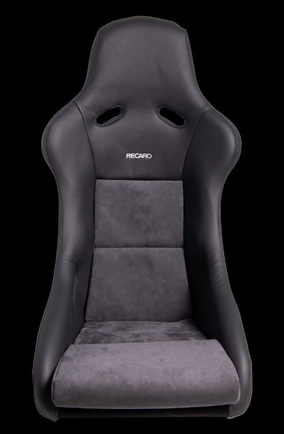Recaro Pole Position N.G. Seat - Black Leather/Grey Suede