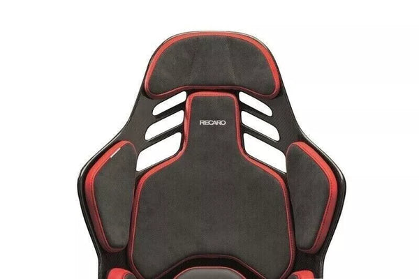 Recaro Podium CFK (CF/Kevlar) FIA/ABE Large/Right Hand Seat - Alcantara Blk/Leather Red