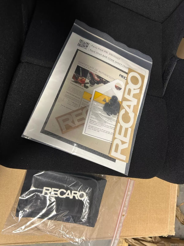 Recaro Profi XL Seat - Black Velour/Black Velour