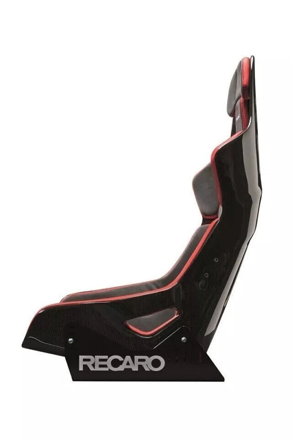 Recaro Podium CFK (CF/Kevlar) FIA/ABE Large/Right Hand Seat - Alcantara Blk/Leather Red