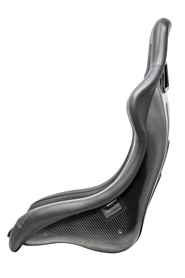 Sparco QRT-C Performance Carbon Fiber Seat Black Leather and Alcantara