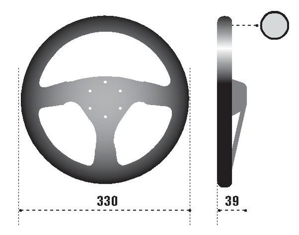 SPARCO Competition R 323 Steering Wheel