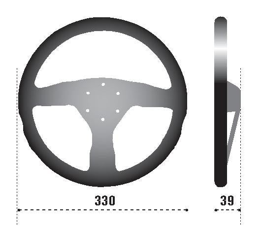SPARCO Competition R 383 Steering Wheel