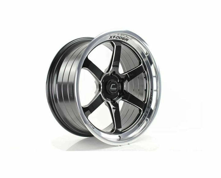 Cosmis Racing XT-006R Black with Machined lip and spokes 20x9.5 +10mm 6x135