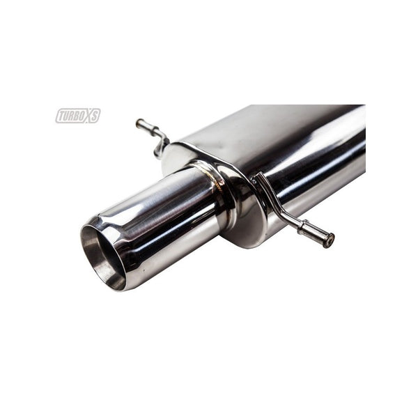 Turbo XS Rear Muffler Assembly for 2002-2007 WRX/STI