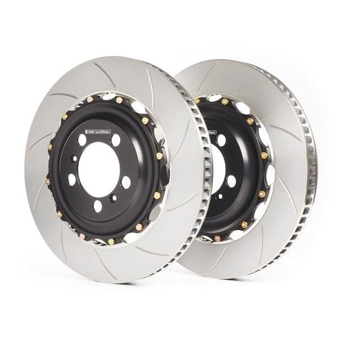 Girodisc Front 340mm 2 Piece Brake Rotors For Porsche 997.1 C2/C4/996 C2/C4