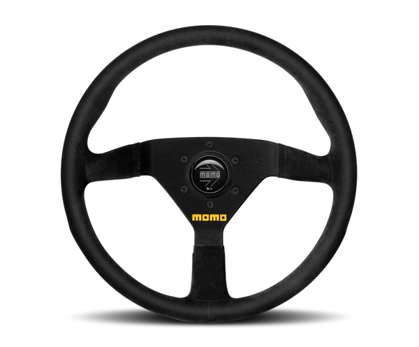 Momo MOD78 Steering Wheel 350 mm -  Black Suede/Black Spokes