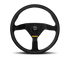 Momo MOD78 Steering Wheel 350 mm -  Black Suede/Black Spokes