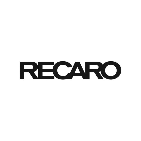 Recaro Sportster CS Passenger Seat - Black Vinyl/Black Dinamica (White Stitch Logo)