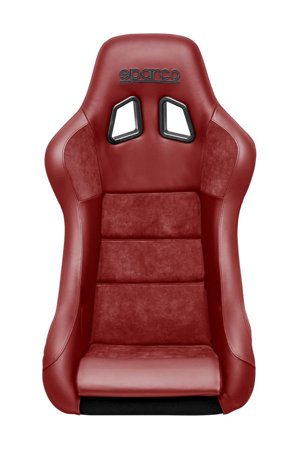 Sparco Seat QRT Performance Leather/Alcantara Red (Must Use Side Mount 600QRT)