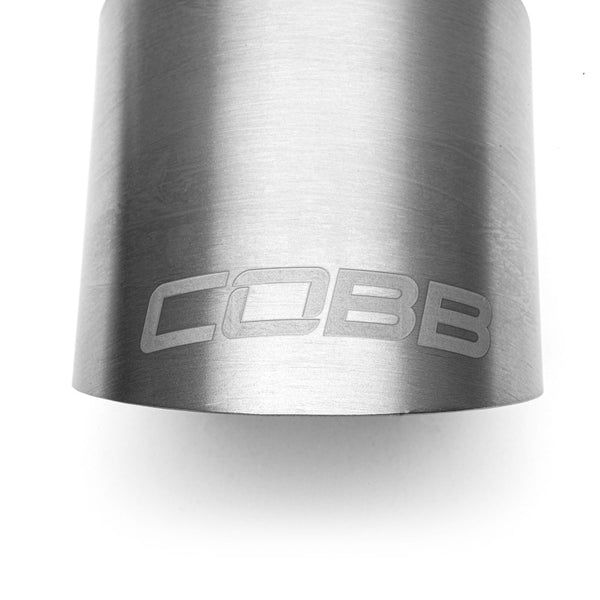 Cobb Volkswagen GTI MK7/MK7.5/MK8 Brushed Titanium Tip Kit