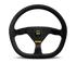 Momo MOD88 Steering Wheel 350 mm -  Black Suede/Black Spokes