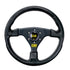 OMP GP Racing Steering Wheel - Black/Black