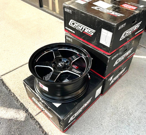 Cosmis Racing XT-005R Wheel Black W/ MIlled Spokes 20x9.5 +15mm 6x139.7 6x5.5