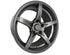 Stage Wheels Monroe 17x8.5 +30mm 5x114.3 CB: 73.1 Color: Matte Gun Metal