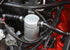 J&L Oil Separator 3.0 Driver Side, Clear Anodized (2005-2010 Mustang GT; Bullitt; Saleen)