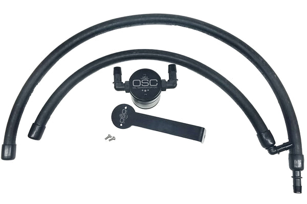 J&L Oil Separator 3.0 Passenger Side, Black Anodized (2009-2018 Ram 1500 5.7L; 2019-2021 Ram 1500 "Classic" 5.7L)