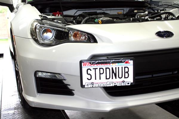 GrimmSpeed License Plate Relocation Kit For 2013+ BRZ/FR-S/86 / Legacy 2010+ / Outback 2010+