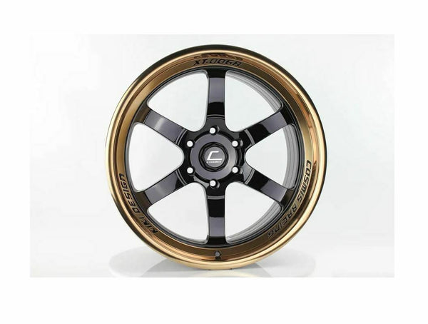 Cosmis Racing XT-006R Black with Bronze Machined lip and spokes 20x9.5 +10mm 6x135