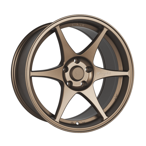 Stage Wheels Knight 18x9.5 +12mm 5x120 CB: 74.1 Color: Matte Bronze