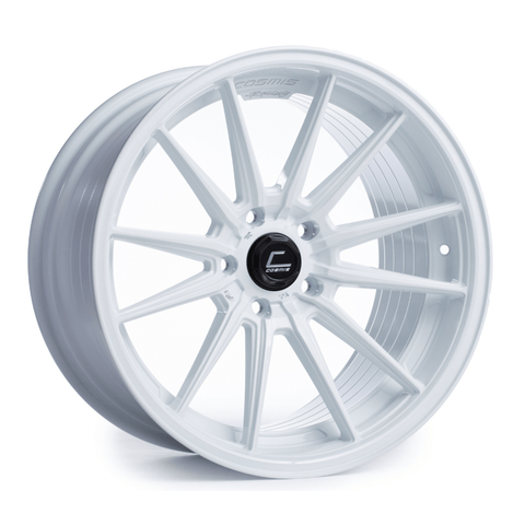 Cosmis Racing R1 White Wheel 19X8.5 5X114.3 +35MM Offset