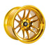Cosmis Racing XT-206R Hyper Gold Wheel 17X9 5X114.3 +5MM Offset