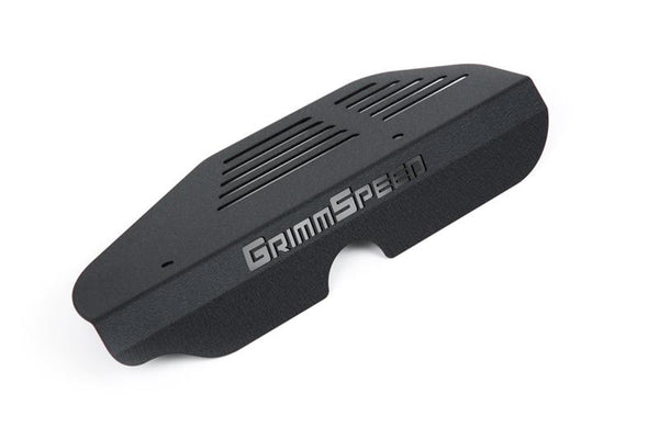 GrimmSpeed Black Alternator Cover for 2002-2014 WRX / 2004+ STI / 2005-2009 Legacy GT / 2004-2013 Forester XT