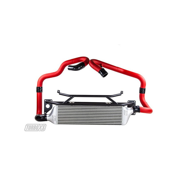Turbo XS Front Mount Intercooler Kit for 2015+ STI w/ Red Piping