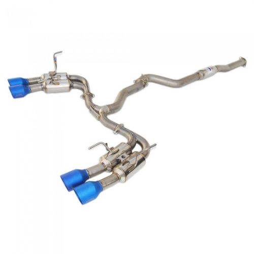 Invidia Gemini R400 Single Layer Quad Full Titanium Catback Exhaust 2015+ WRX/STI